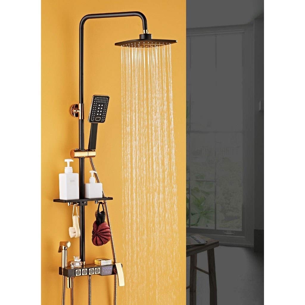 Système de douche avec colonne et affichage numérique LCD