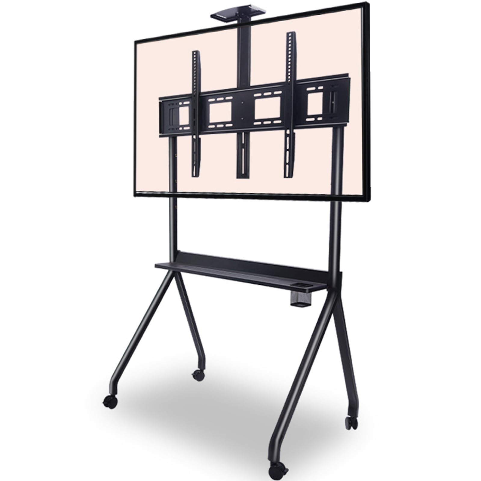 Verstellbarer mobiler Ständer für interaktive Whiteboards und Fernseher, 360° Feststellrad für Stabilität, ideal für Zuhause, Büro und Klassenzimmer