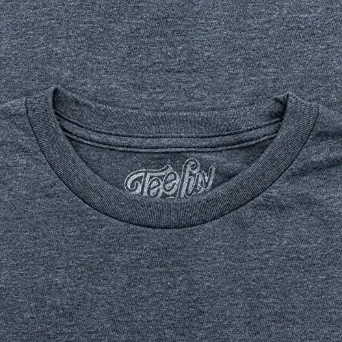 Tee Luv Chevrolet T-Shirt - Yellow Stars And Stripes Chevy Shirt (Indigo-Black Heather) (Xl) #TOP2