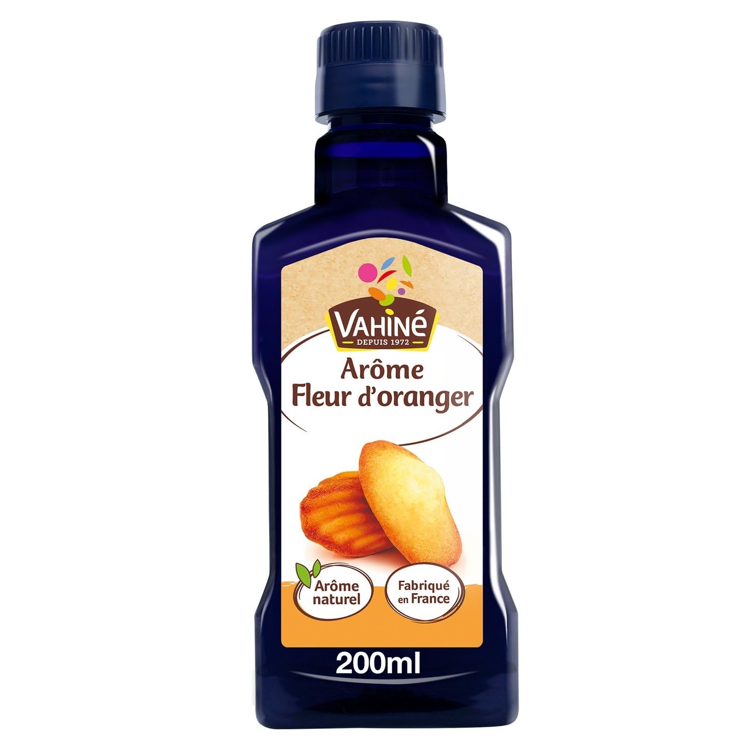 VAHINE – Arôme Intense de Fleur d’Oranger, Parfum Exquis et Subtil pour Vos Recettes (Flacon 200 ml) - Lot de 4 - vendu par Lot