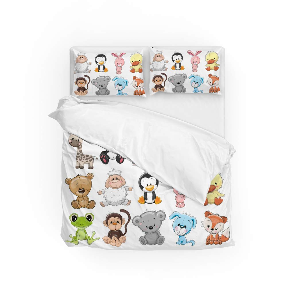 Parure de lit toutes saisons ultra doux et facile d'entretien en polyester motif 3