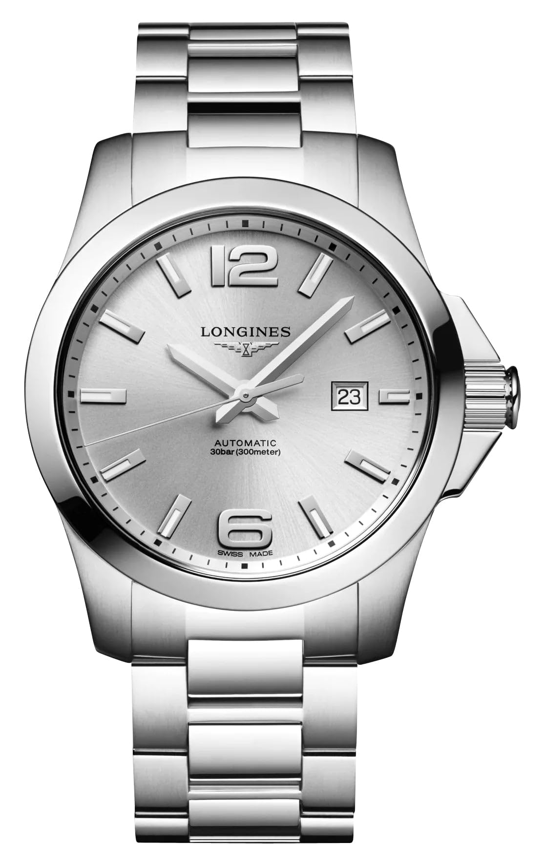 LonginesMen's Conquest L3.778.4.76.6 - L37784766 Automatic Stainless Steel Bracelet Watch