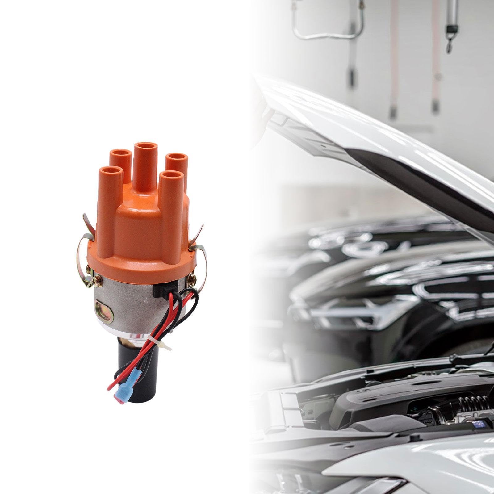 Milageto Distribuidor con Encendido electrónico para Motor de automóvil. Kit de conversión de Accesorios para Distribuidor electrónico. Reemplazar