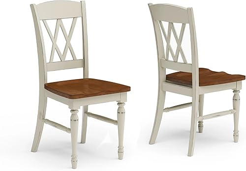 Miniatura 10 de Home Styles - Juego de comedor Monarch de 5 piezas, color blanco y roble