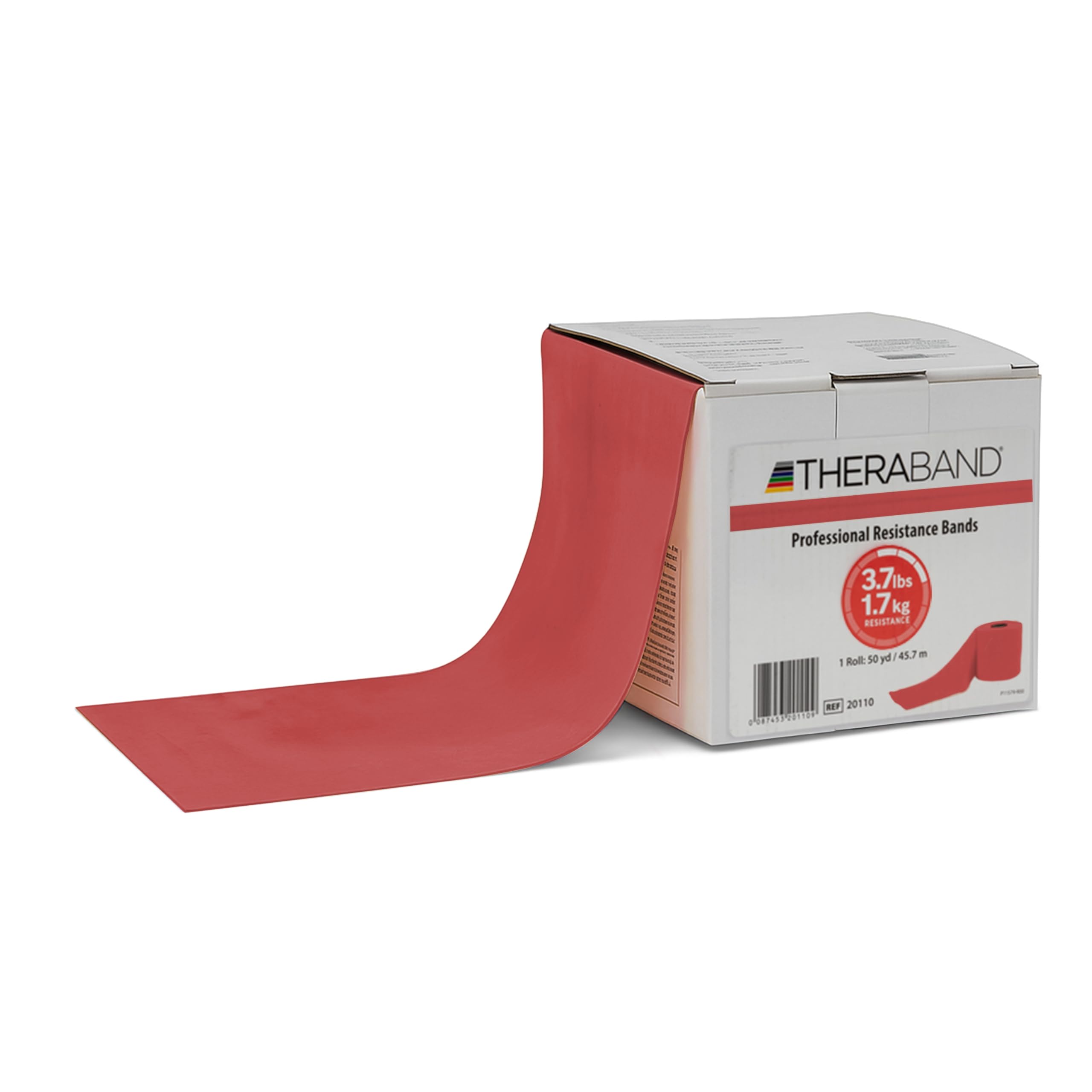 THERABAND Resistance Bands, 50 Yard Roll Professional Latex Elastic Fitness Band for Upper & Lower Body & Core Exercise, Physical Therapy, Pilates, Yoga, Stretching, Home Workouts, & Rehab