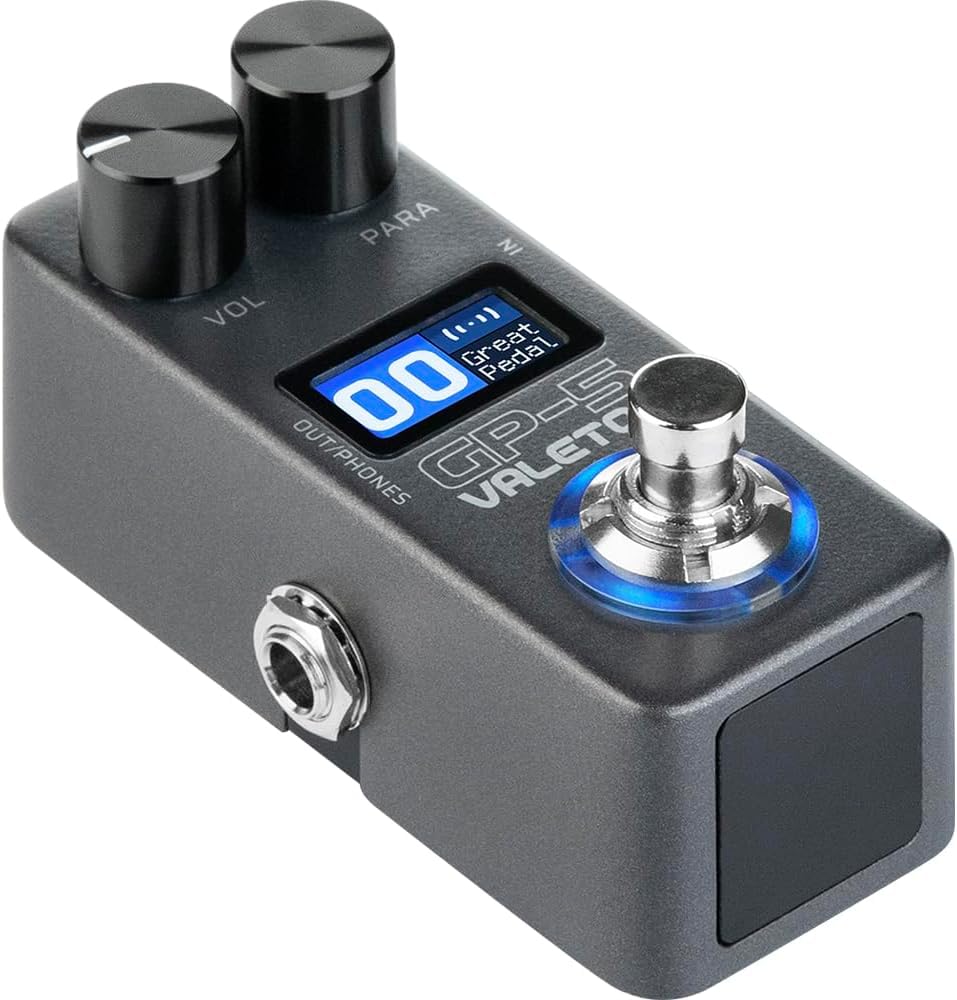 Valeton GP-5 Kompaktes Multi-Effekt-Prozessor-Pedal - SnapTone plus IR-Loader, 100+ Effekte, Bluetooth, USB-Audio-Schnittstelle, integriertes chromatisches Tuner, Kopie mit Tonebird 9 V