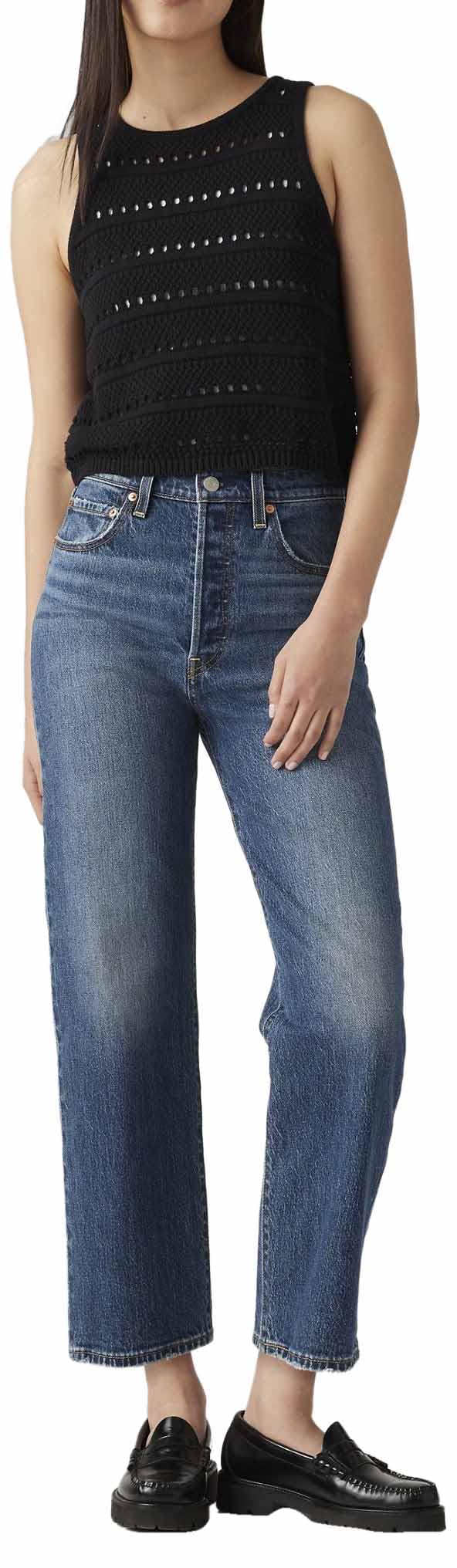 Levi's Women's Ribcage Straight Ankle, My Honor No Dx, 28W / 29L