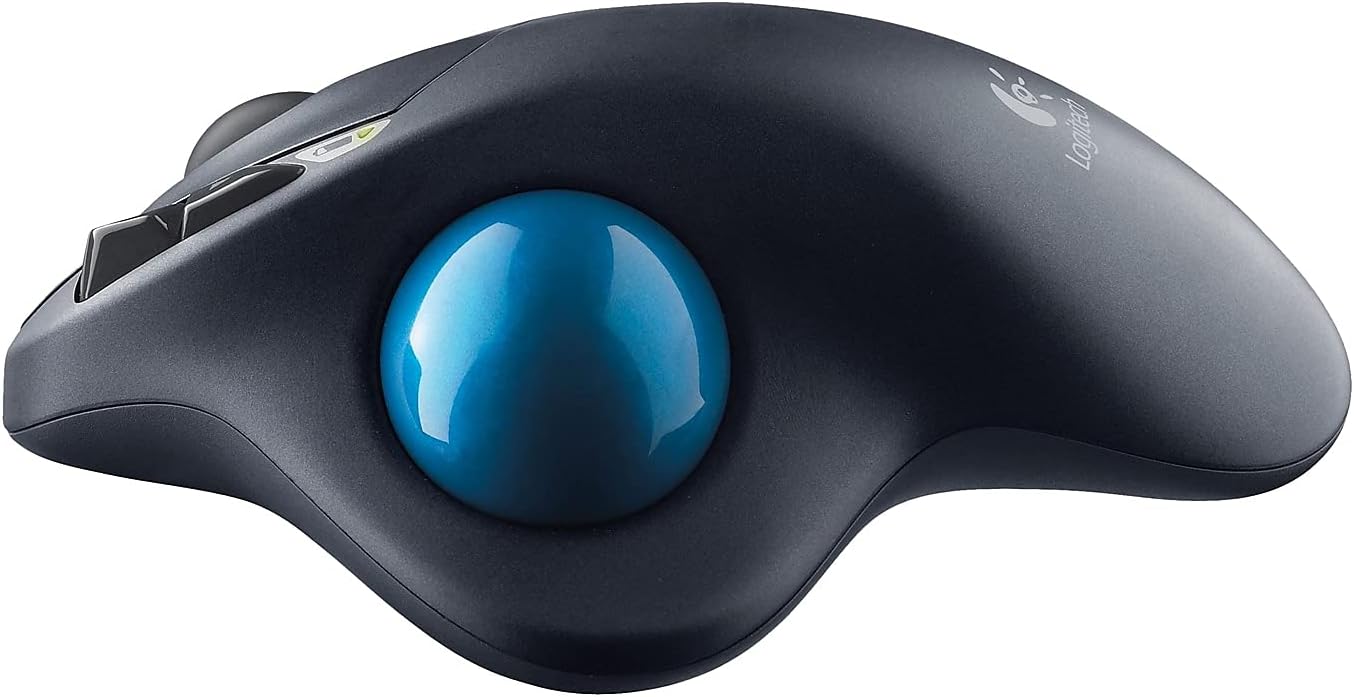 Logitech, LOG910001799, M570 Wireless Trackball Mouse, 1, Dark Gray