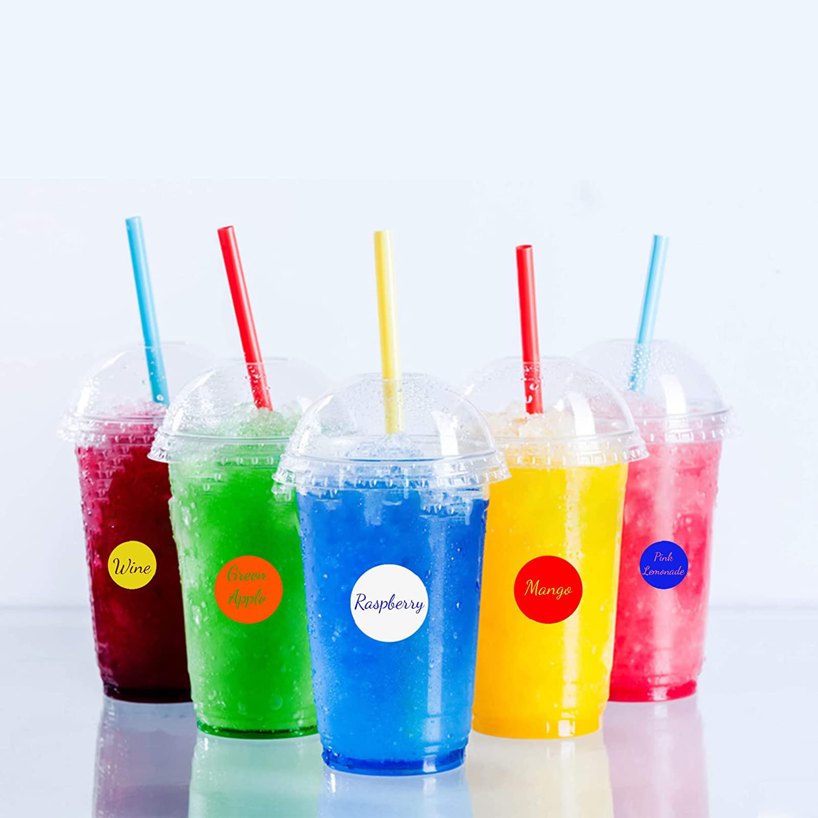 2 cm Coloured Dot Stickers, Round Colour Coding Dot Stickers Labels, Sticky Coloured Adhesive Color Sticker for Paper Scrapbook Calendar Decorations (10 Colors)