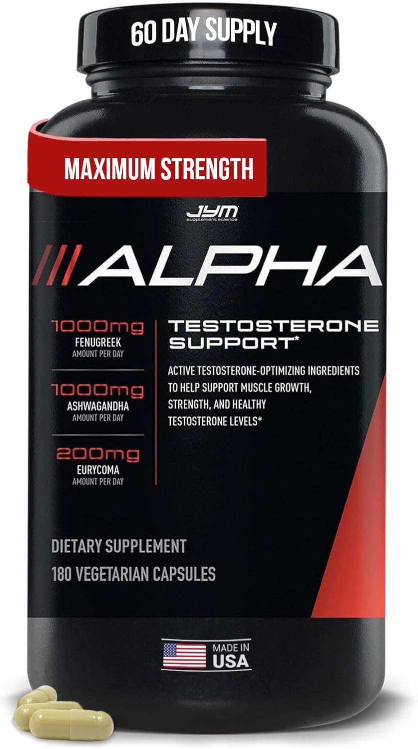 Alpha JYM Testosterone Support | Male Vitality, Hormone Opti...