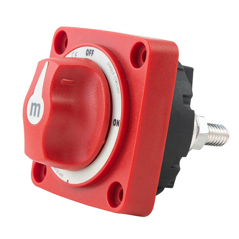 Interrupteur D'Isolation Batterie 48V 300A - Coupe-Batterie Étanche ON/OFF Voiture Et Bateau