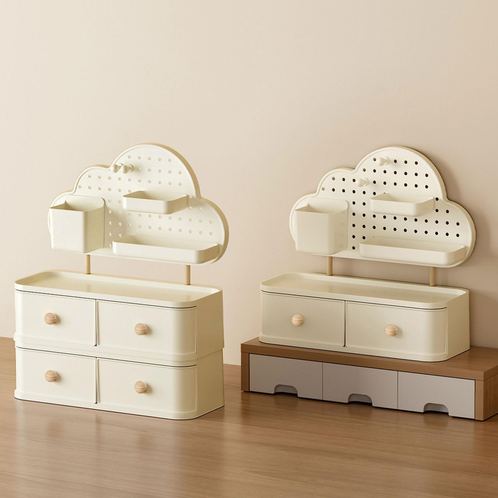 Cassetto Cloud Scatola portaoggetti da scrivania Disegni Scomparti Multistrato per Forniture Studio Libri Organizzazione cancelleria Organizzatori da scrivania per Studenti