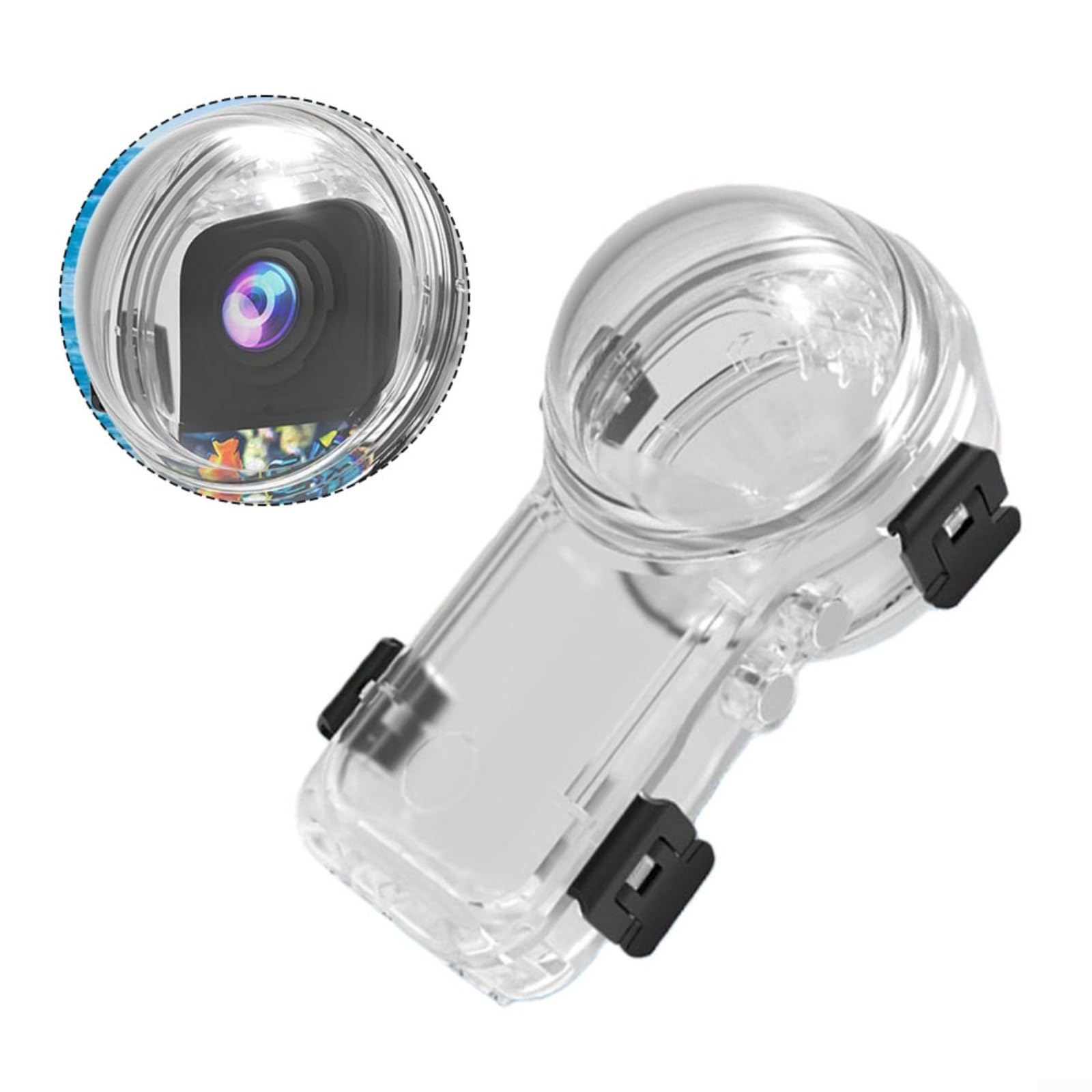 Underwater 50M Funda protectora X4 Air, soporte magnético PC Shell con lente transparente PMMA