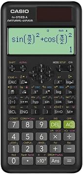 Casio Function Calculator FX-375ESA-N with Differentiation and Integration/Statistics Calculation Support, Natural Math Display, 394 Functions, for Study and Research, Monomoshop Original Logo Package