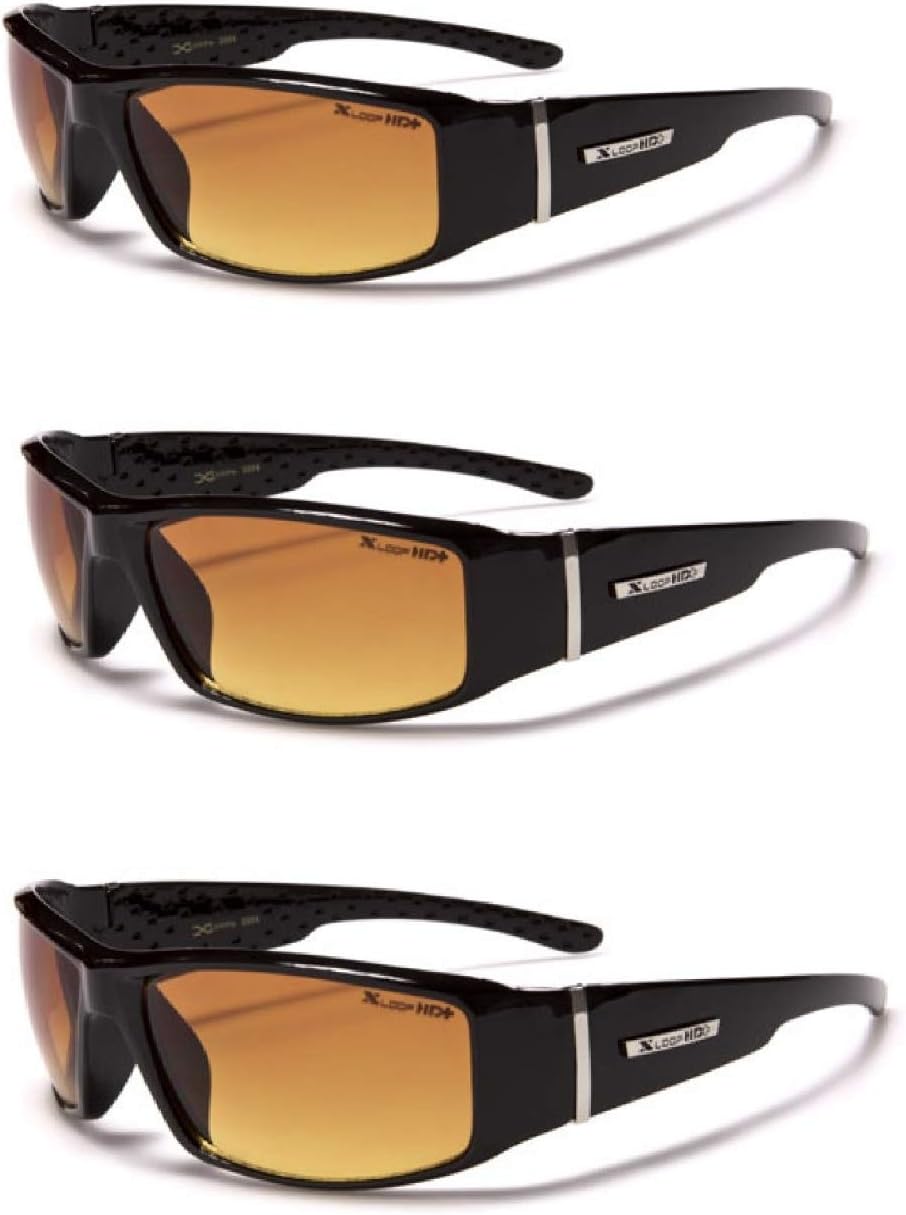 Black 3 Pair HD Glasses