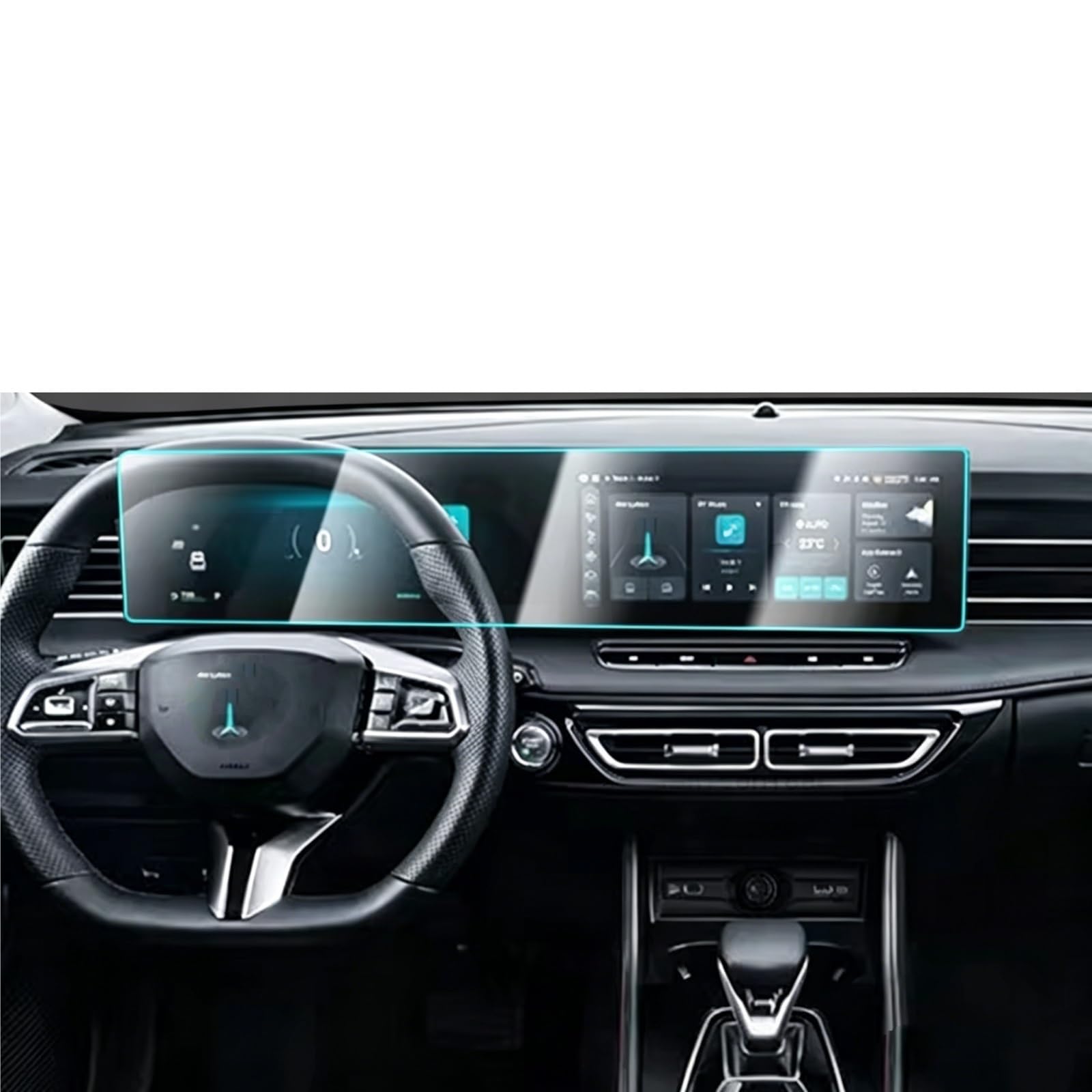 Compatibile Con MG Per HS 2025 Kit Protezione Protezione Schermo GPS Per Auto Cruscotto Pannelli Console Schermo HD Trasparente Protezione Pellicola protettiva GPS(RHD)