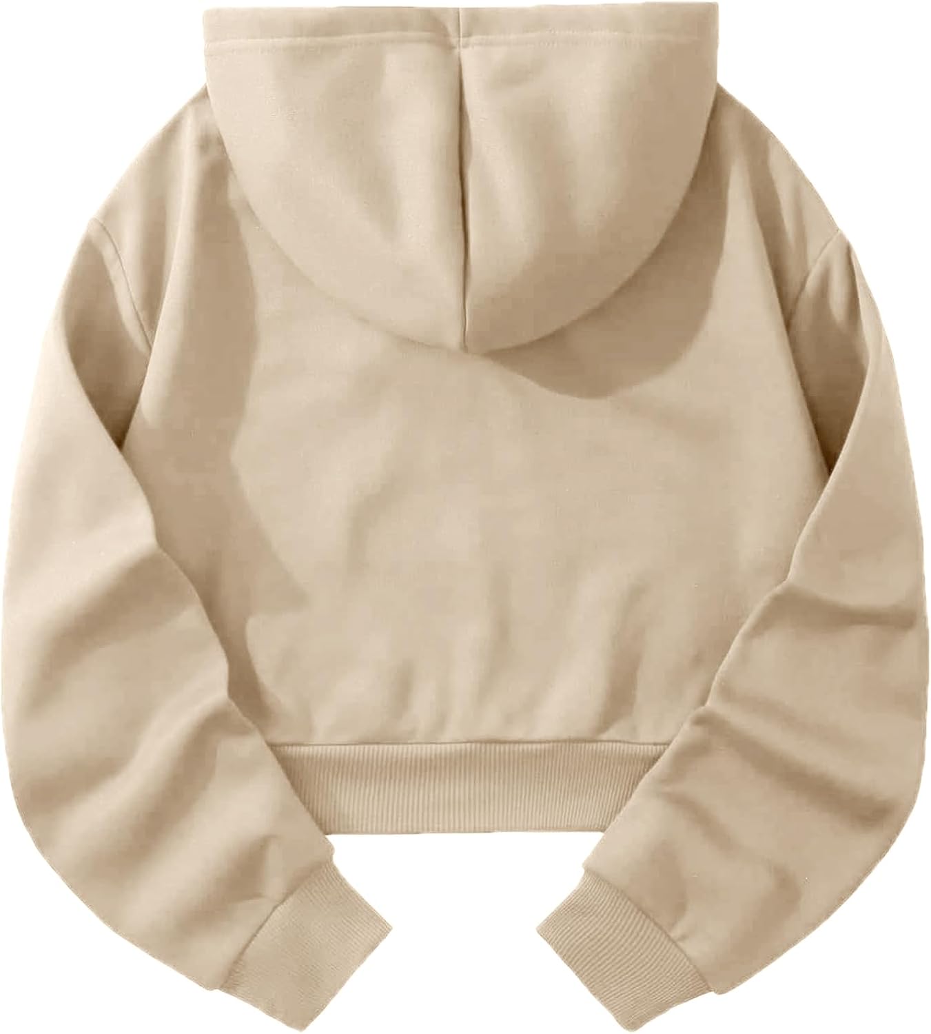 Hilinker Womens Graphic Long Sleeve Cropped Hoodies Drawstring Hooded Sweatshirt - Image 3