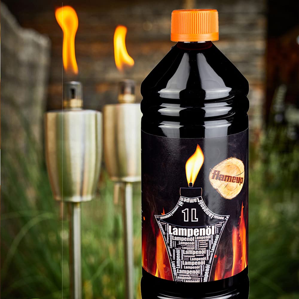 Lampada a olio lampada a petrolio set di cherosene stufa a kerosene lampada camino detergente a cherosene torcia lanterna olio 6 litro lampada a olio Flameup