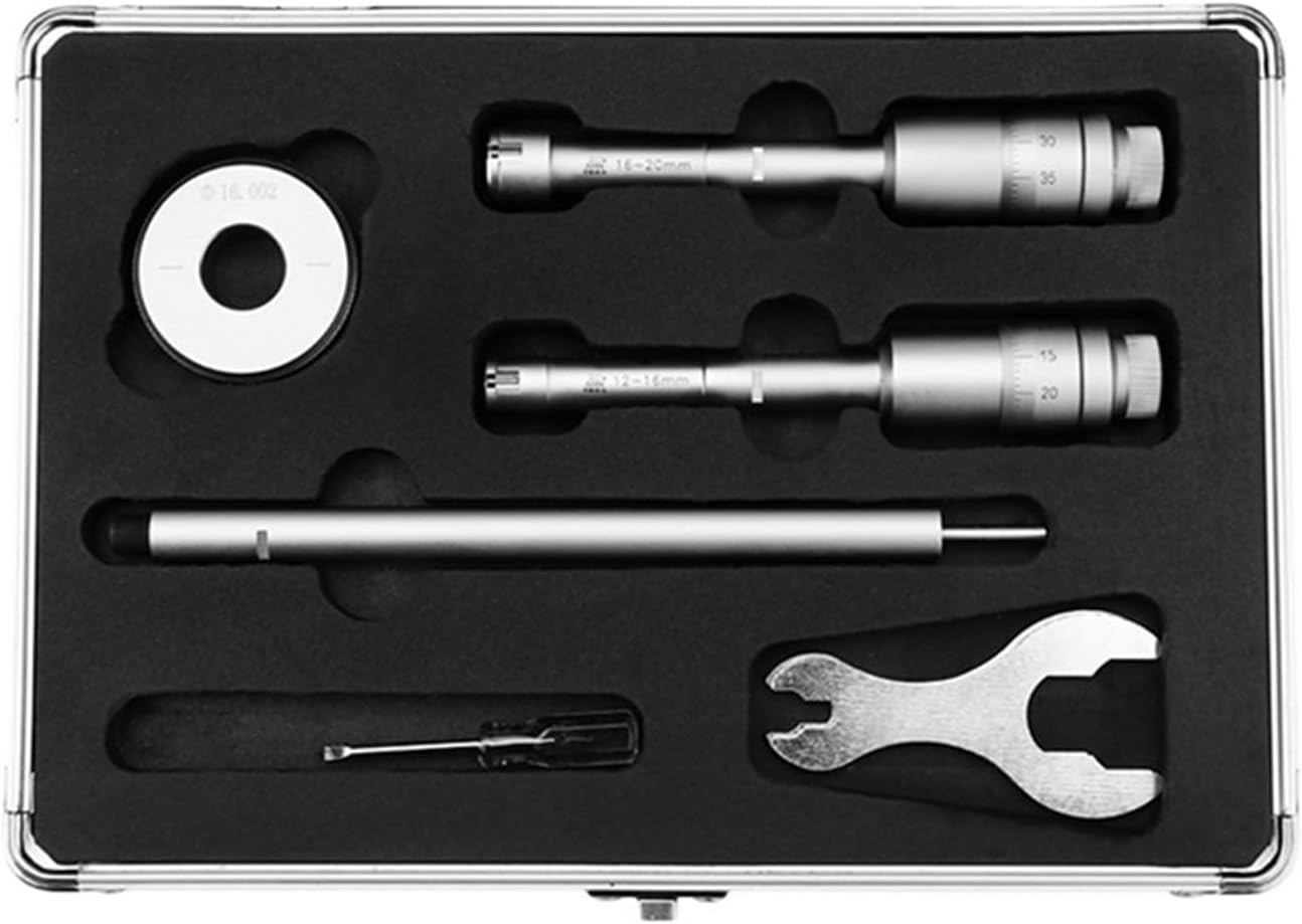 Amazon.com: Bolisila Three-jaw Inside Diameter Micrometer Three-Point ...