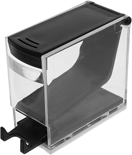 Cotton Roll Dispenser Press Type Cotton Roll Holder Organizer Cotton Roll Divider Cotton Roll Storage Box with Nonslip Base for Home Black