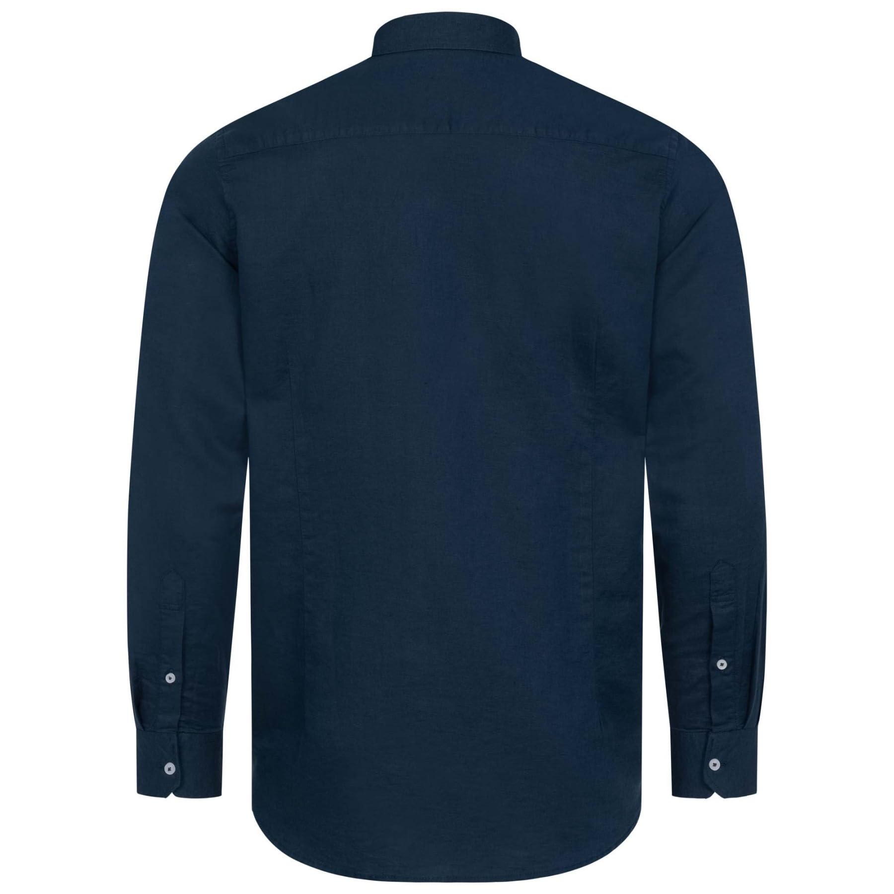U.S. POLO ASSN. Herren Hemd (S-3XL) Leinen-Baumwolle Langarm Button-Down P049