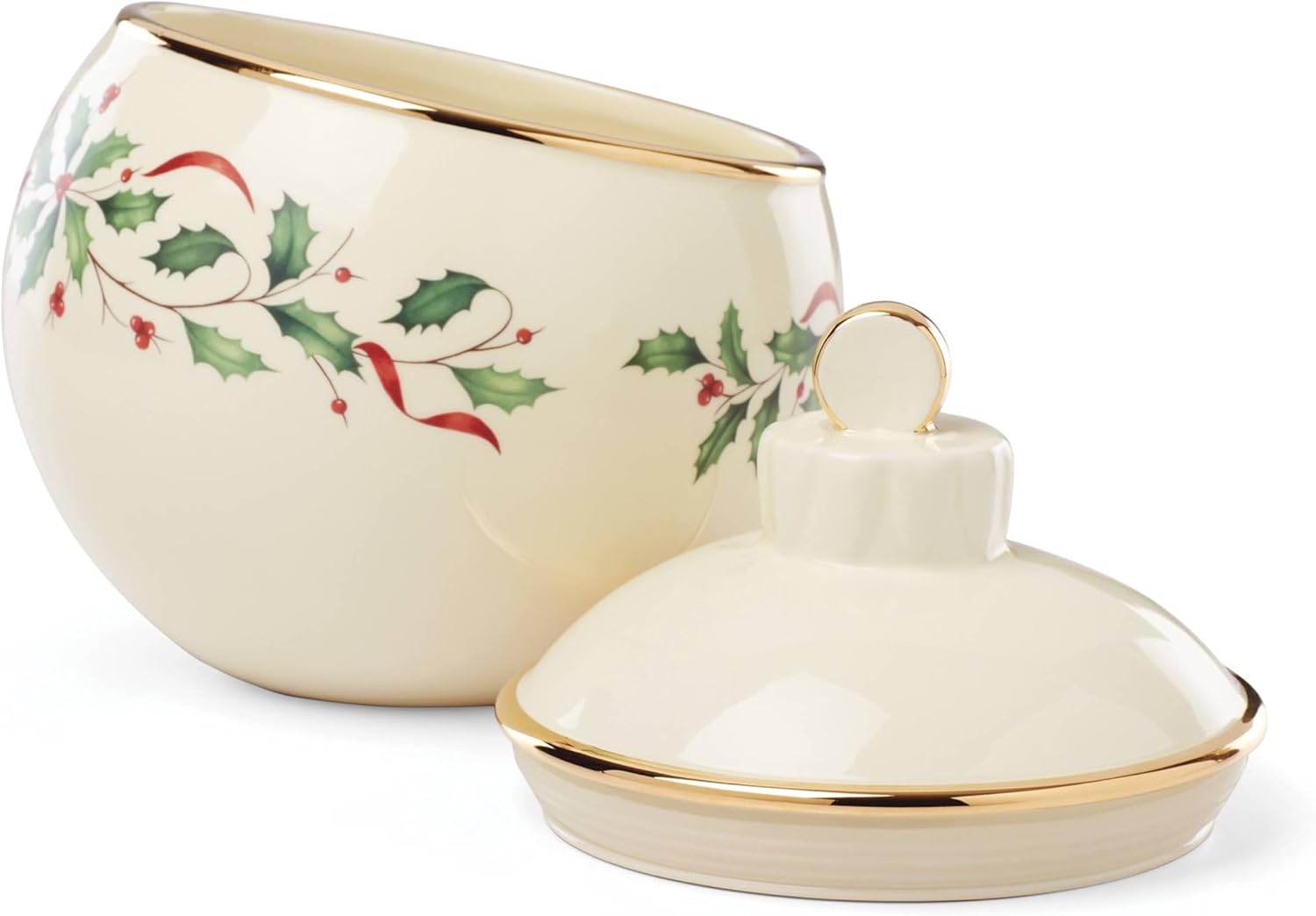 Lenox 892541 Holiday Ornament Cookie Jar, Christmas Hosting