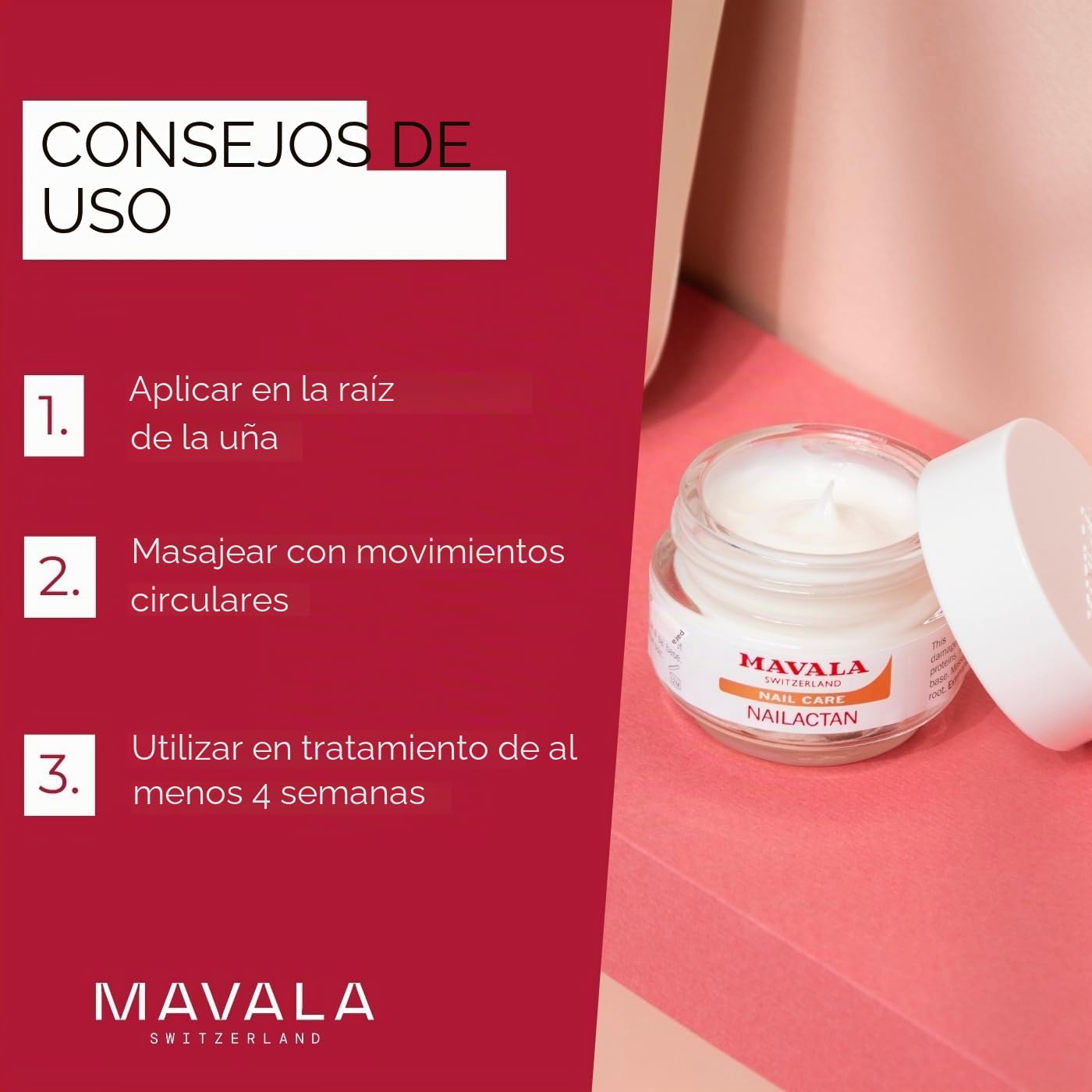 MAVALA crema nutritiva para uñas dañadas tarro 15 ml