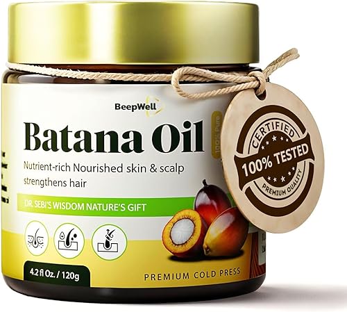 Miniatura 3 de Paquete de bienestar definitivo aceite de batana orgánico y resina pura de Shilajit para nutrición, fuerza y vitalidad del cabello