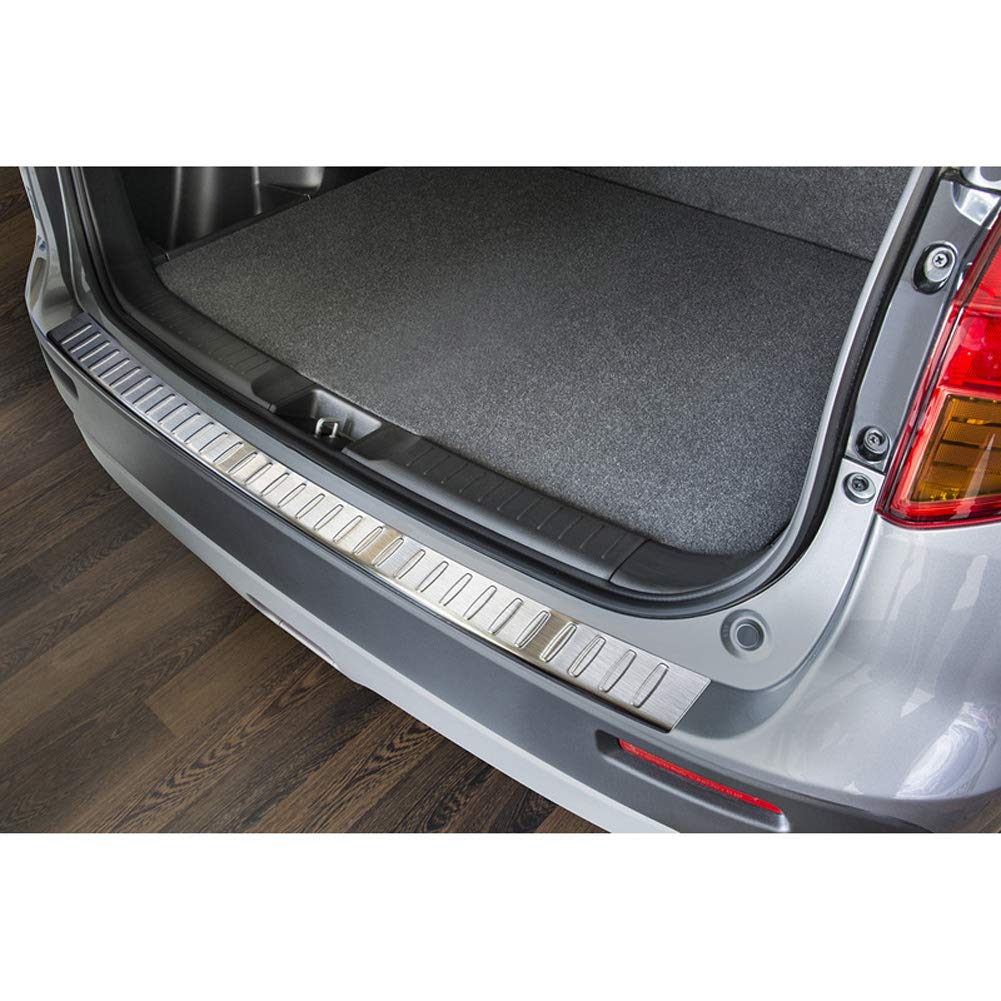 Avisa Protector del Parachoques Trasero Inoxidable Compatible con Suzuki Vitara II 2015- 'Ribs'