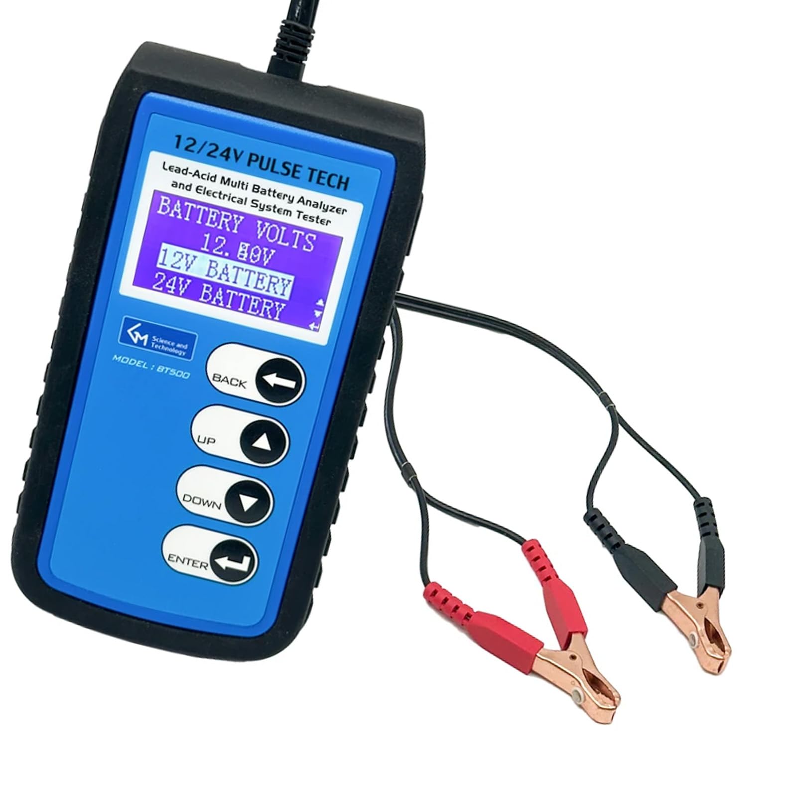 Strumento diagnostico automobilistico ad alta precisione 12 V/24 V per capacità della batteria, resistenza e analisi di carica della batteria dell'auto tester