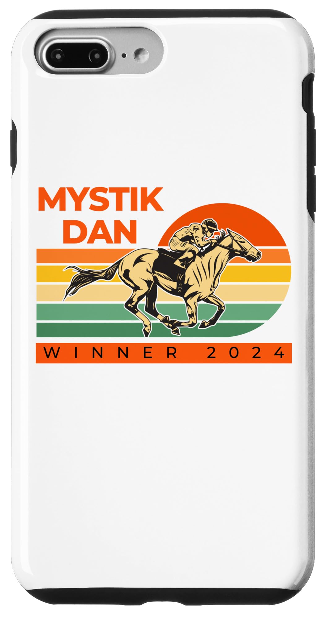 iPhone 7 Plus/8 Plus mystik dan winner 2024 funny retro Case