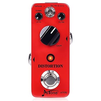 Amazon.com: AITONE Distortion Pedal Mini Electric Guitar