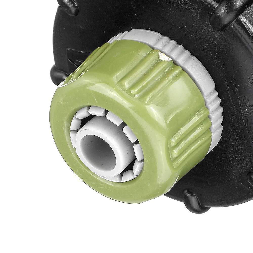 SERBATOIO ACQUA 34 pollici IBC adattatore tubo 1000 L capacità nero 20