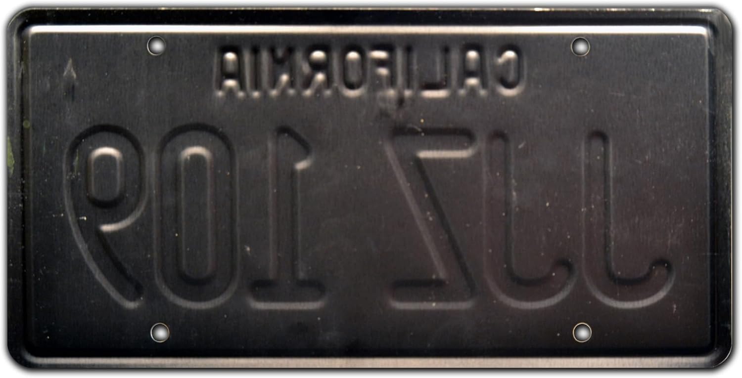 Bullitt | '68 Mustang | JJZ 109 | Metal Stamped License Plates