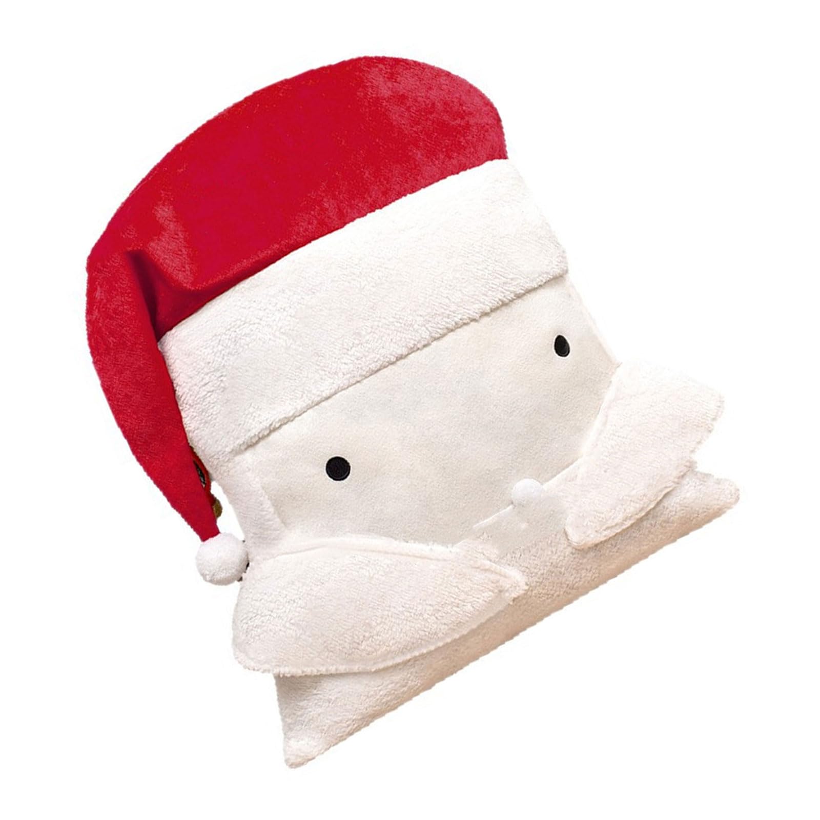 Tsophreniq Snowman Print Fabric Pouches with Adjustable Closure for Treats & Home Organization (119) Santa Drawstring Gift Bag