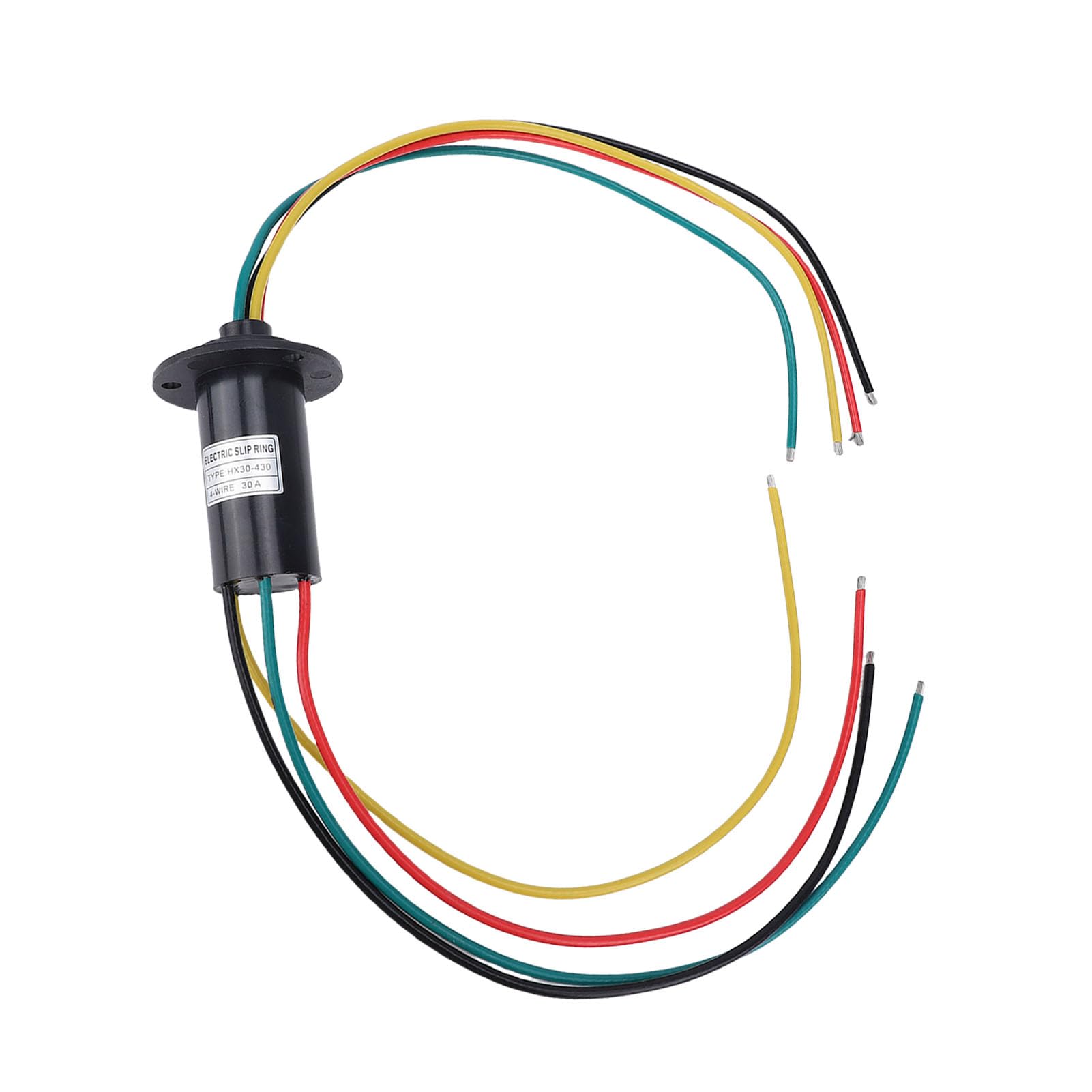 Joint rotatif électrique 4 fils 30A rotation 360 bague de glissement stable