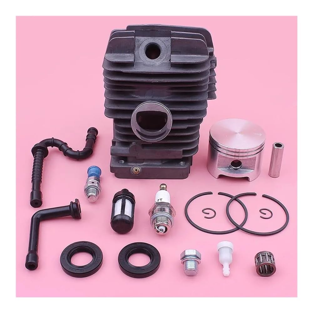Akcesoria Zestaw tłoka cylindra 49 mm pasuje do piły łańcuchowej MS390 MS290 039 029 1127 020 1216, 1117 350 5800 z uszczelką oleju paliwowego F Line
