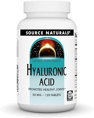 Source Naturals Ácido hialurónico 50 mg, 120 tabletas