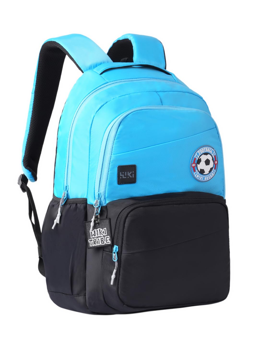 Wiki Drift 38 Backpack For Boys & Girls | 38 Ltr and Two Compartments with Padded Shoulders, Bottle Holder, Key Chain | Best for Books,Stationery,Lunch Box & Essentials-image-33