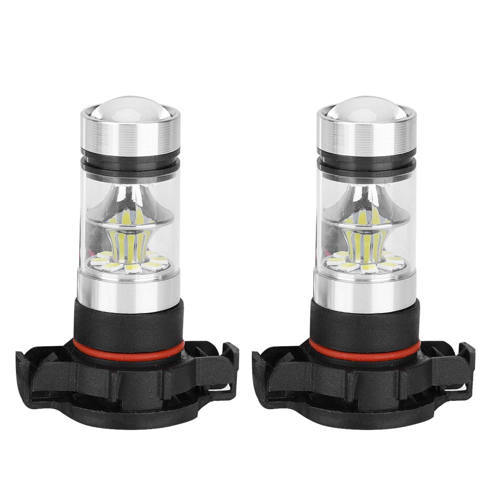 Tbest psx24w, Psx24W Czerwona Żarówka, Psx 24W, Światła przeciwmgielne i Światła przeciwmgielne, 2 szt. 12-24 V 100 W 6000K Biały Samochód Światła Przeciwmgielne Żarówki Do