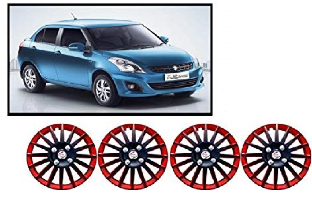 Empica ABS Plastic Car Wheel Cover Rim Tyre Press Fit Wheel Cap Cover Compatible with Maruti