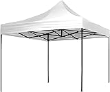 KITUL Toldo Plegable Carpa de Jardin 3x3x2.9 Uso Rudo (Blanco Prime)