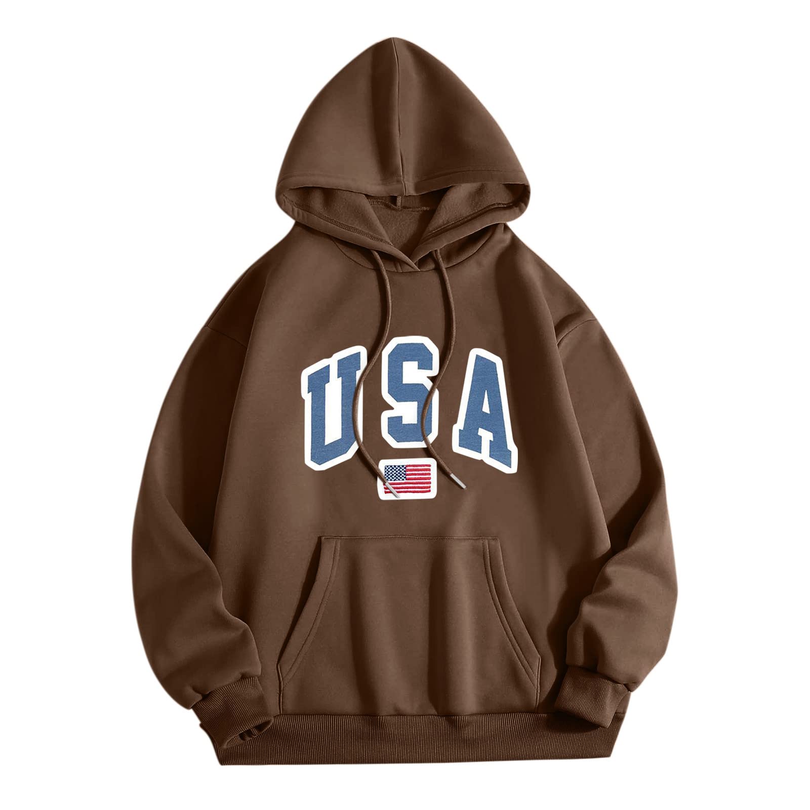 GenericPull Over Men's Hoodie Aztec Tops Men's Casual Solid Drawstring Hoodie Long Sleeve Split Hem Sweatshirts Men's Casual