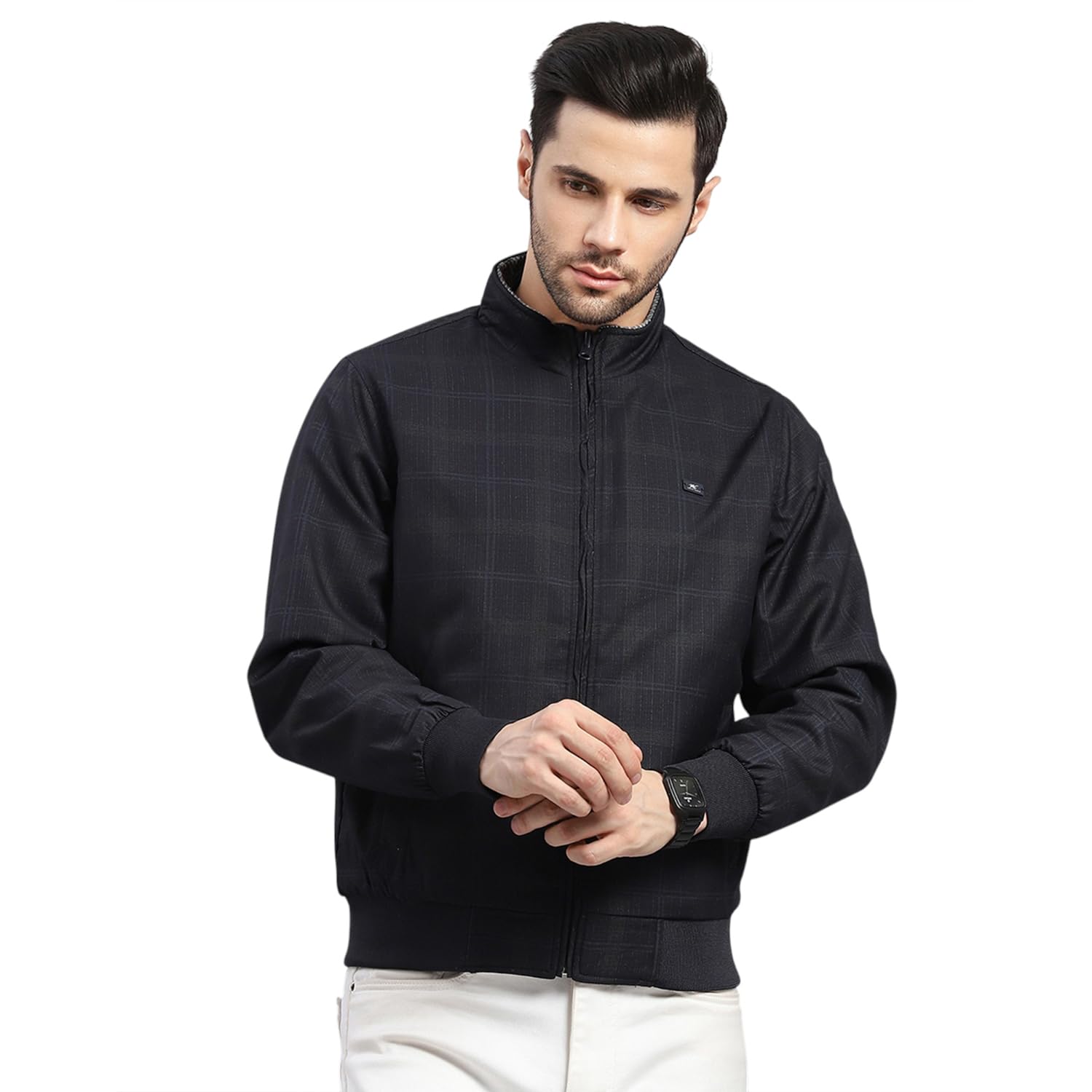monte carlo Men's Regular Fit Solid Pattern Collar Neck Zipper Full Sleeve Winter Jacket | Warm Coat for Men | Stylish Full Sleeve Reversible Zipper Jacket (Pack Of 1)-picture-21