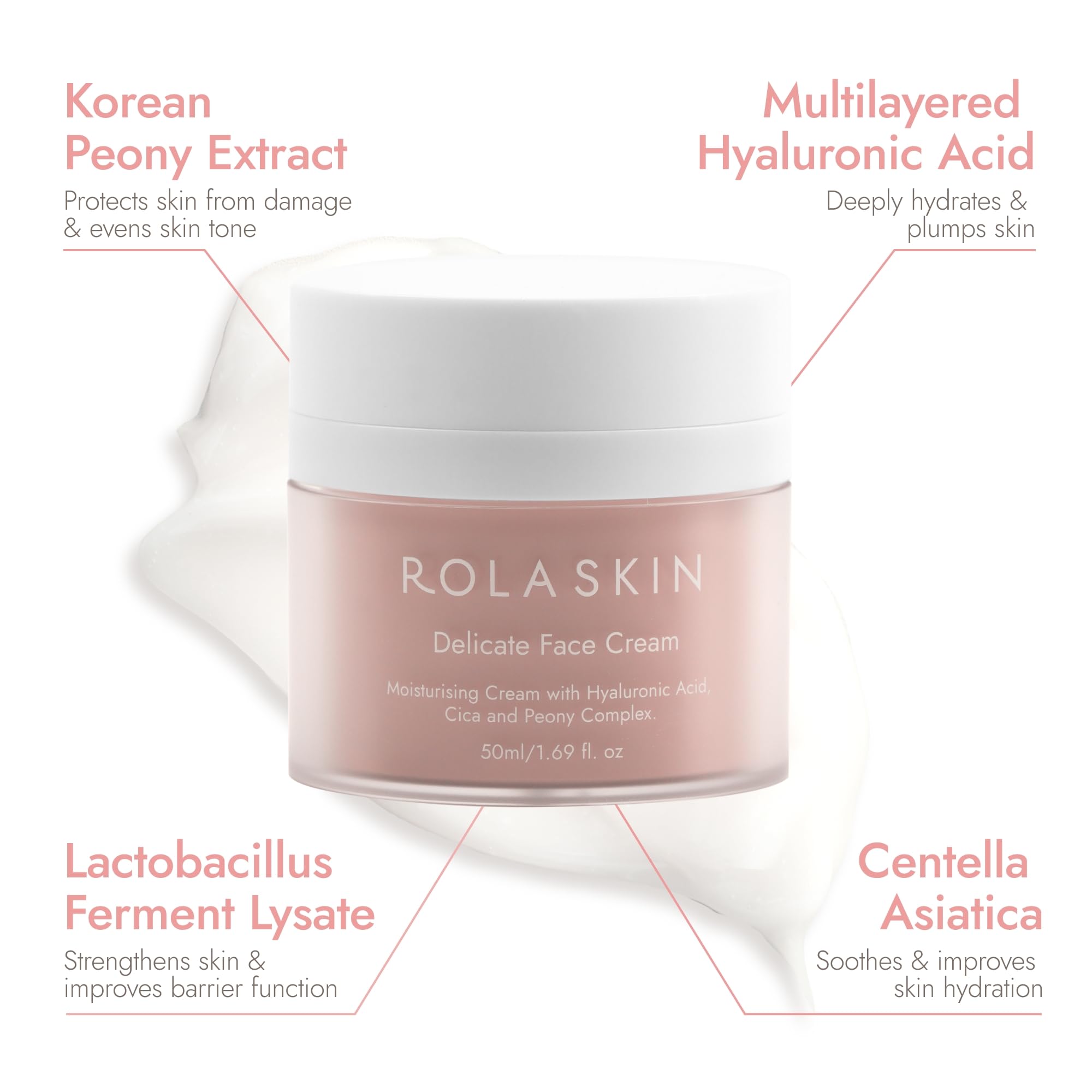 ROLA SKIN Delicate Face Cream, 50 ml (Pack of 1) - Image 2