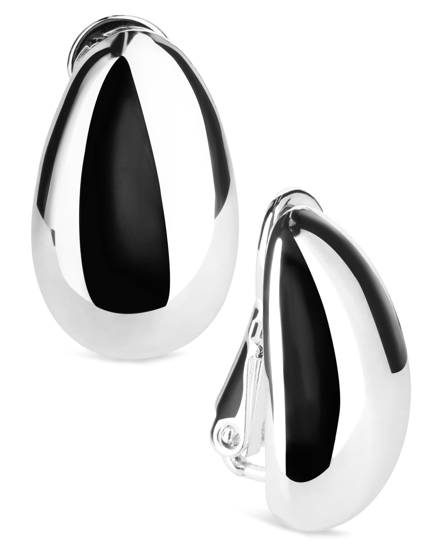 Clip Top Hoop Earrings