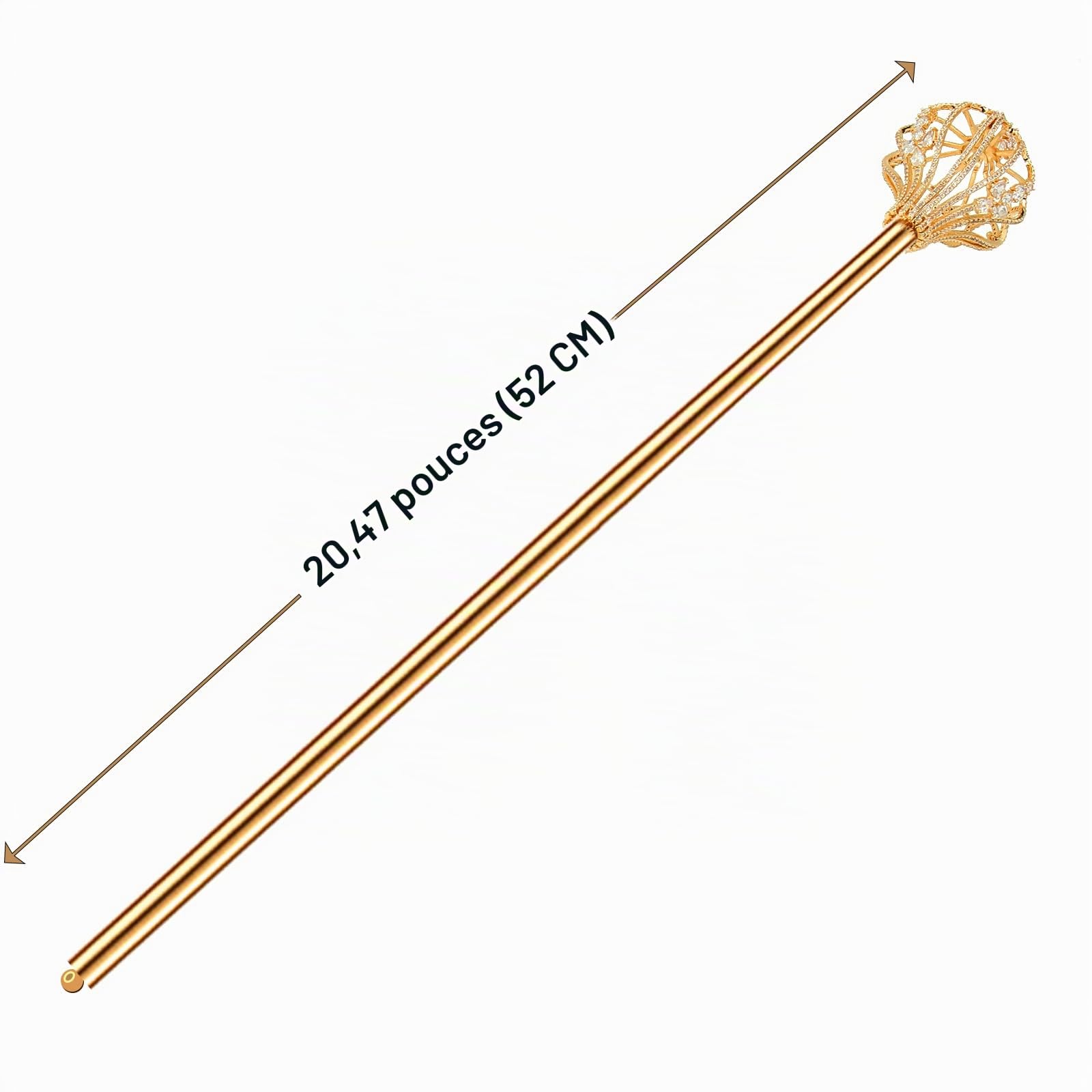 Costume de reine roi sceptre baguette magique baguette magique baguette magique jeu de rôle déguisement fête bal cosplay sceptre pour adultes