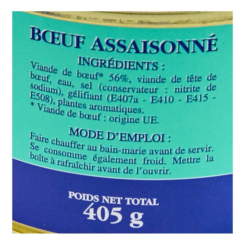 Boeuf assaisonné 405G