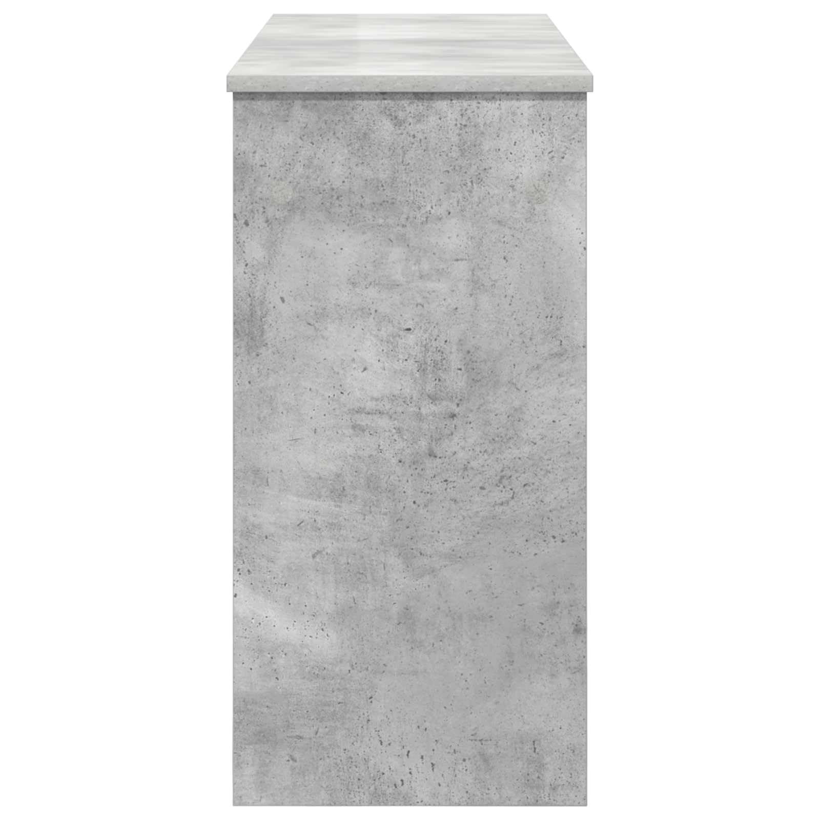 vidaXL Soporte para Teclado Gris Concreto 100 x 32 x 64 cm, Soporte Moderno y Duradero para Teclado, Soporte Compacto para Piano, Accesorio de música para Sala