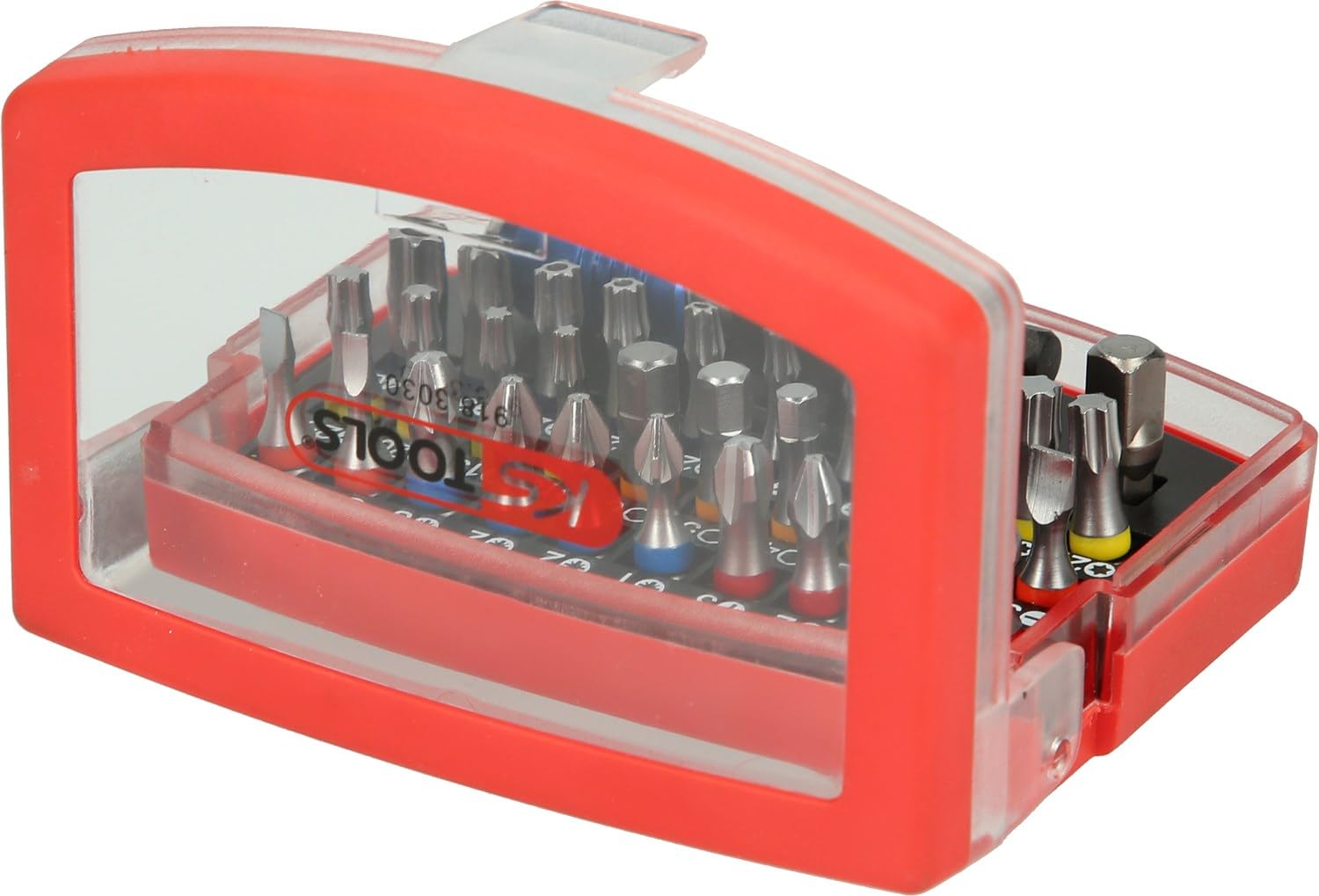 KS Tools 918.3070 Caja de puntas de 1/4" TORSIONpower, 71 pzs